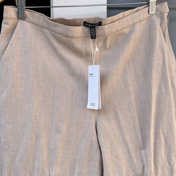 NEW! Eileen Fisher Tapered Crop Pants size 12 - Picture 4 of 10